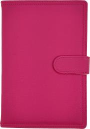 Opakowanie Kalendarz 2026 B5 tygodniowy z zapięciem ekoskóra malinowy