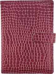 Opakowanie Kalendarz 2026 B5 tygodniowy z zapięciem krokodyl fioletowy