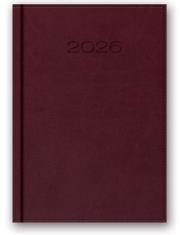 Opakowanie Kalendarz 2026 B6 dzienny Vivella Bordowy