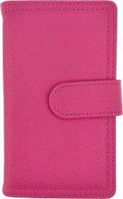 Opakowanie Kalendarz 2026 B6 dzienny z zapięciem ekoskóra malinowy