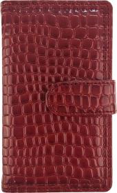 Opakowanie Kalendarz 2026 B6 dzienny z zapięciem krokodyl bordowy