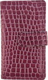 Opakowanie Kalendarz 2026 B6 dzienny z zapięciem krokodyl fioletowy