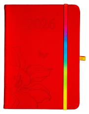 Opakowanie Kalendarz 2026 B6 tyg. Hip Hop czerwony