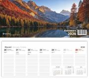 Kalendarz 2026 biurkowy poziomy mix. Wydawca: Panta Plast. Dadada.pl Opakowanie Kalendarz 2026 biurkowy poziomy mix