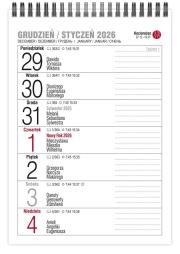 Opakowanie Kalendarz 2026 biurkowy tygodniawy pionowy MIX