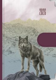 Opakowanie Kalendarz 2026 dzienny Natura Wilki