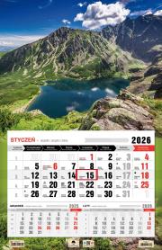 Opakowanie Kalendarz 2026 jednodzielny 3XL Tatry