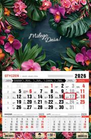 Opakowanie Kalendarz 2026 jednodzielny glamour