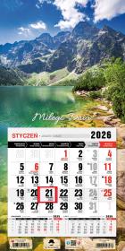 Opakowanie Kalendarz 2026 jednodzielny mini Tatry