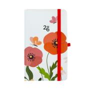 Opakowanie Kalendarz 2026 kieszonkowy tygodniowy czerwone Maki