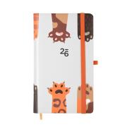 Opakowanie Kalendarz 2026 kieszonkowy tygodniowy Łapki