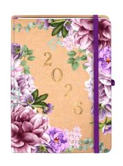 Okładka książki Kalendarz 2026 Kraft A5 TNS Lilie