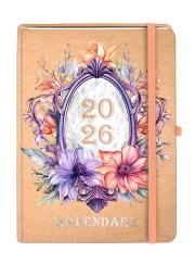 Okładka książki Kalendarz 2026 Kraft A5 TNS Lustro