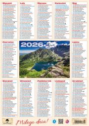 Opakowanie Kalendarz 2026 listkowy