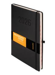 Okładka książki Kalendarz 2026 Memofix A4 DNS czarny