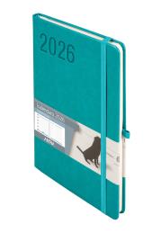 Okładka książki Kalendarz 2026 Minimalizm A5 TNS turkus