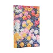 Kalendarz 2026 Monet’s Chrysanthemums tygodniowy HOR Maxi. Wydawca: PAPERBLANKS kalendarze. Dadada.pl Opakowanie Kalendarz 2026 Monet’s Chrysanthemums tygodniowy HOR Maxi