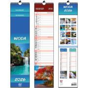 Opakowanie Kalendarz 2026 paskowy Woda
