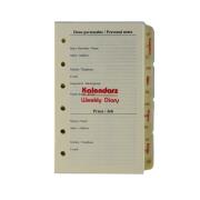 Opakowanie Kalendarz 2026 pełny Wkład do Organizera Notes Finanse Adresy 7,5x12,5 cm WKLORS-05-Set