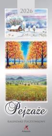Opakowanie Kalendarz 2026 pocztówkowy 12,5x33cm Pejzaże...