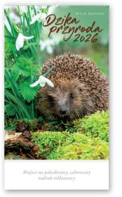 Kalendarz 2026 reklamowy Dzika przyroda. Wydawca: Lucrum. Dadada.pl Opakowanie Kalendarz 2026 reklamowy Dzika przyroda