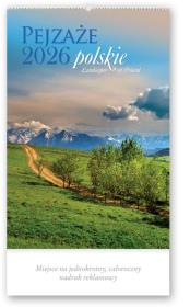 Kalendarz 2026 reklamowy Pejzaże polskie. Wydawca: Lucrum. Dadada.pl Opakowanie Kalendarz 2026 reklamowy Pejzaże polskie