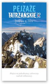 Kalendarz 2026 reklamowy Pejzaże tatrzańskie. Wydawca: Lucrum. Dadada.pl Opakowanie Kalendarz 2026 reklamowy Pejzaże tatrzańskie