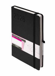 Okładka książki Kalendarz 2026 Rubi A5 DNS czarny