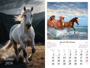 Opakowanie Kalendarz 2026 ścienny 13-k Konie