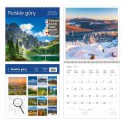 Opakowanie Kalendarz 2026 ścienny 30x30 Polskie góry HELMA