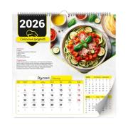 Opakowanie Kalendarz 2026 ścienny kulinarny