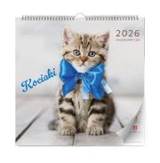 Opakowanie Kalendarz 2026 ścienny lux kociaki