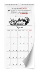 Opakowanie Kalendarz 2026 ścienny notatnikowy