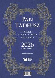 Okładka książki Kalendarz 2026 ścienny Pan Tadeusz