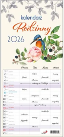 Kalendarz 2026 ścienny rodzinny mały. Wydawca: Edycja Świętego Pawła. Dadada.pl Opakowanie Kalendarz 2026 ścienny rodzinny mały