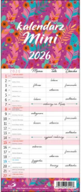 Opakowanie Kalendarz 2026 ścienny rodzinny mini