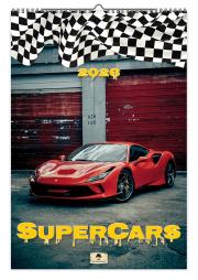 Opakowanie Kalendarz 2026 ścienny super cars
