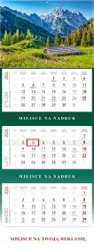 Opakowanie Kalendarz 2026 ścienny trójdzielny Góry
