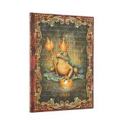 Kalendarz 2026 The Brothers Grimm Frog Prince tygodniowy HOR Midi. Wydawca: PAPERBLANKS kalendarze. Dadada.pl Opakowanie Kalendarz 2026 The Brothers Grimm Frog Prince tygodniowy HOR Midi