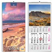 Opakowanie Kalendarz 2026 trójdzielny 13 planszowy Pejzaże