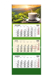 Opakowanie Kalendarz 2026 trójdzielny Kawa
