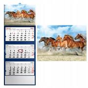 Opakowanie Kalendarz 2026 trójdzielny konie