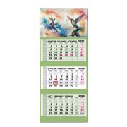 Opakowanie Kalendarz 2026 trójdzielny LUX główka wypukła Koliber