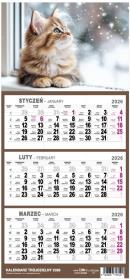 Kalendarz 2026 Trójdzielny Mały MIX. Wydawca: O-press. Dadada.pl Opakowanie Kalendarz 2026 Trójdzielny Mały MIX