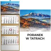 Opakowanie Kalendarz 2026 trójdzielny Poranek w Tatrach