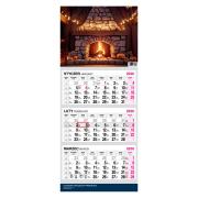 Kalendarz 2026 Trójdzielny premium Kominek. Wydawca: O-press. Dadada.pl Opakowanie Kalendarz 2026 Trójdzielny premium Kominek