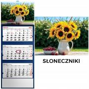 Opakowanie Kalendarz 2026 trójdzielny słoneczniki