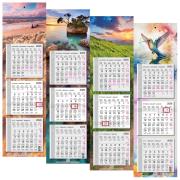 Opakowanie Kalendarz 2026 trójdzielny wąski płaski 1szt.mix