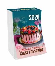 Kalendarz 2026 vademecin ciast i deserów. Wydawca: Kalpol. Dadada.pl Opakowanie Kalendarz 2026 vademecin ciast i deserów