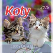 Opakowanie Kalendarz 2026 wieloplanszowy 33x33cm Koty